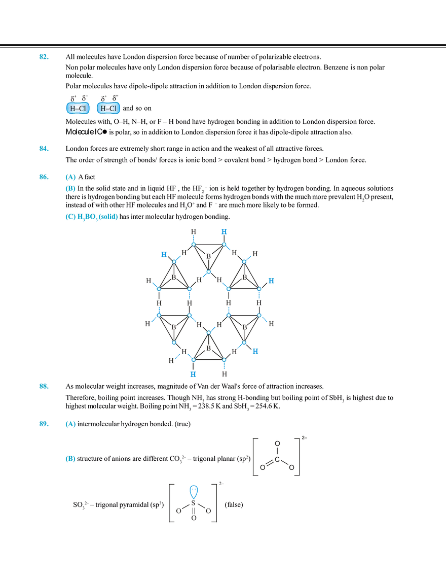 Chemical Bonding Solution - Page 17