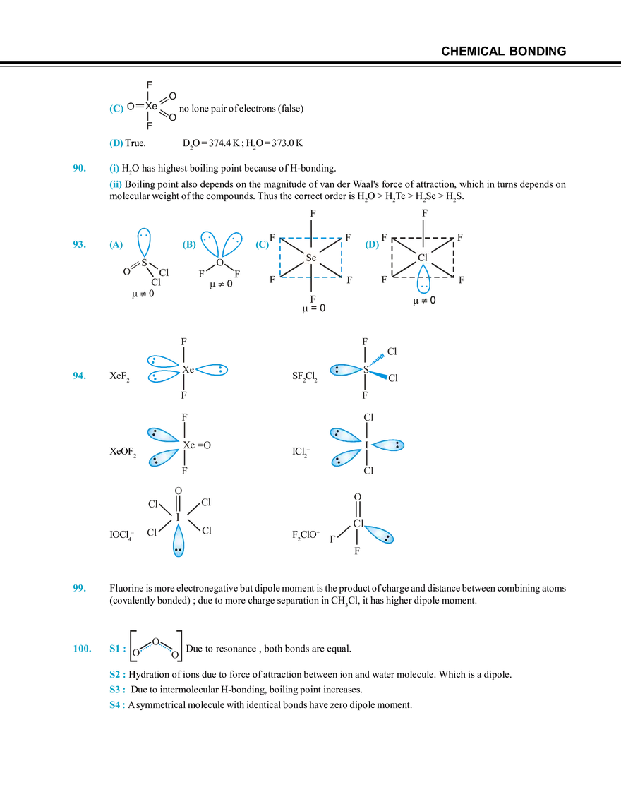 Chemical Bonding Solution - Page 18
