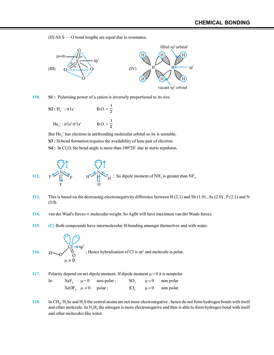 Chemical Bonding Solution - Page 20
