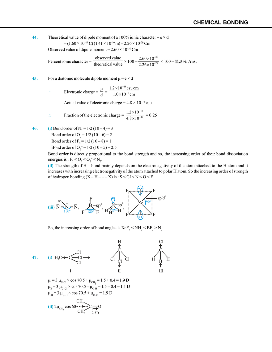 Chemical Bonding Solution - Page 38