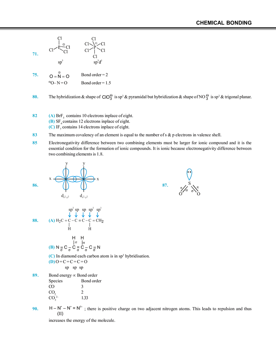 Chemical Bonding Solution - Page 46