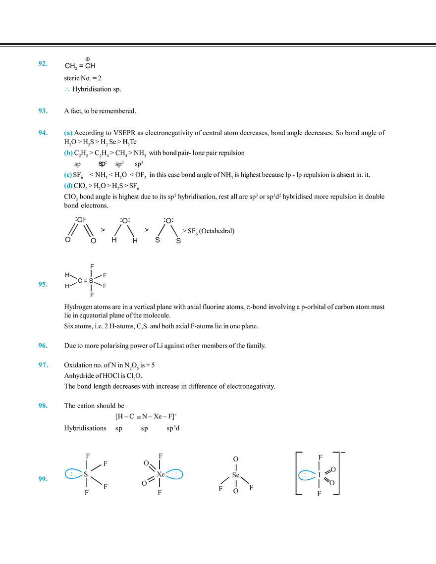 Chemical Bonding Solution - Page 47