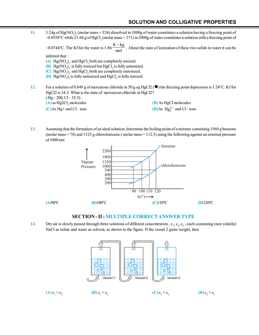 Solution and Colligative Properties Mock Test - Page 2