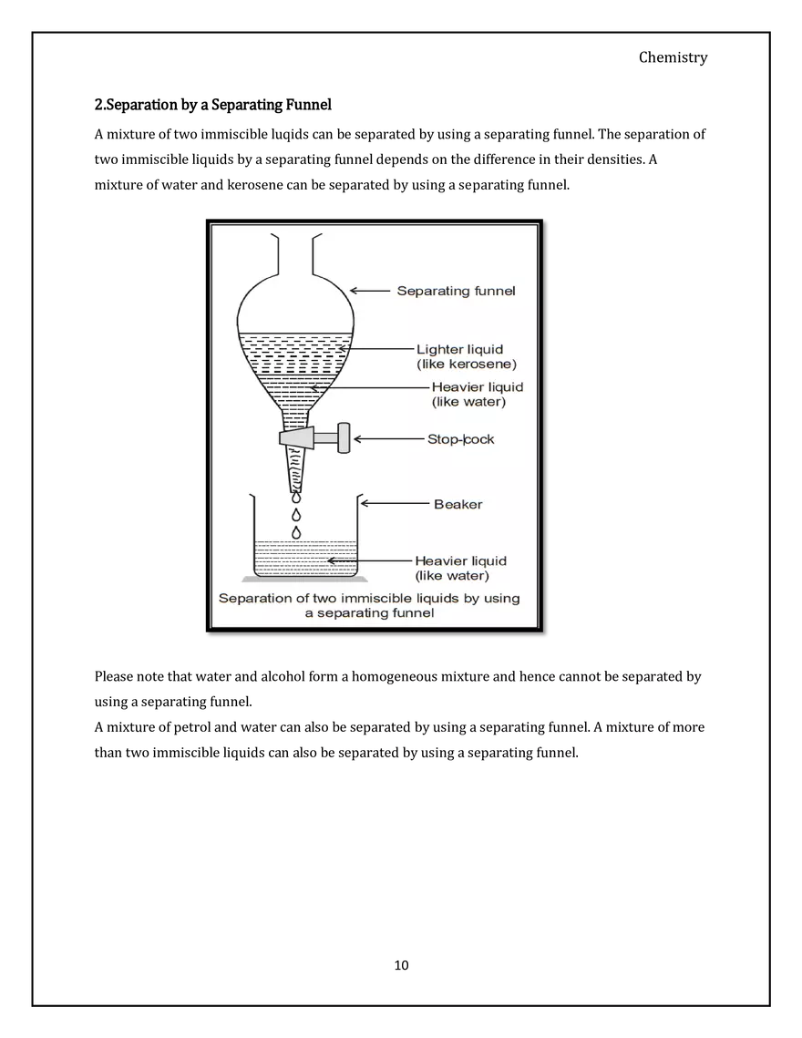 Separation of Mixtures - Page 10
