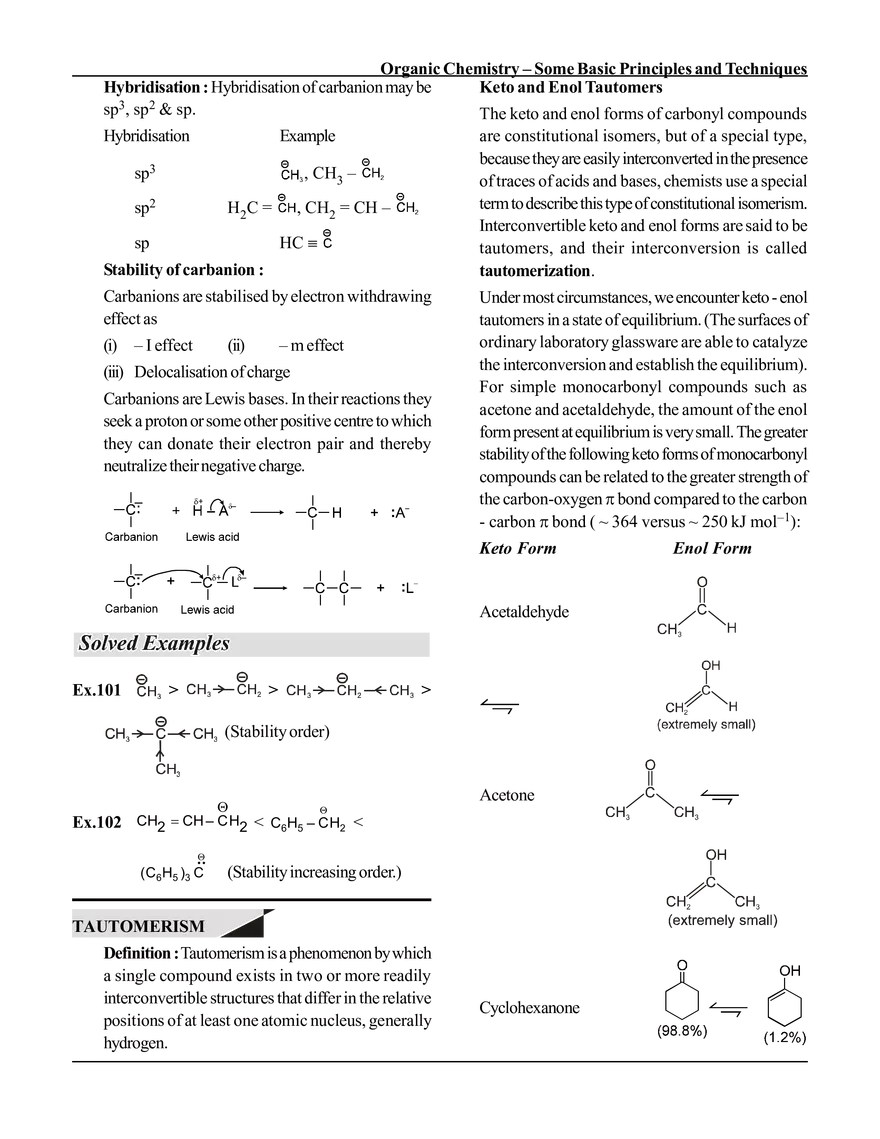 Electronic Effects, Acid-Base Strengthand Reaction Intermediates - Page 10