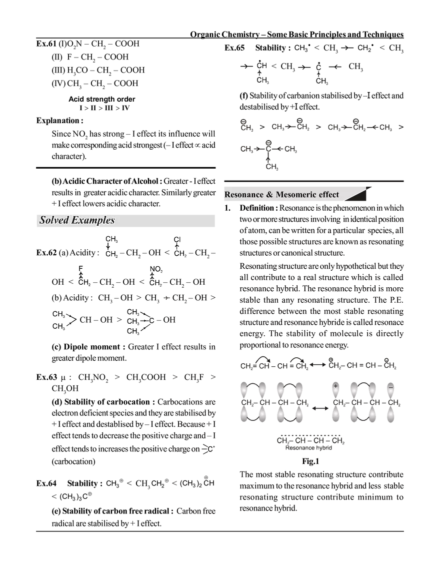 Electronic Effects, Acid-Base Strengthand Reaction Intermediates - Page 13