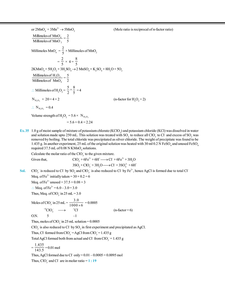 Redox Reaction and Equivalent Concept Solved Examples - Page 4