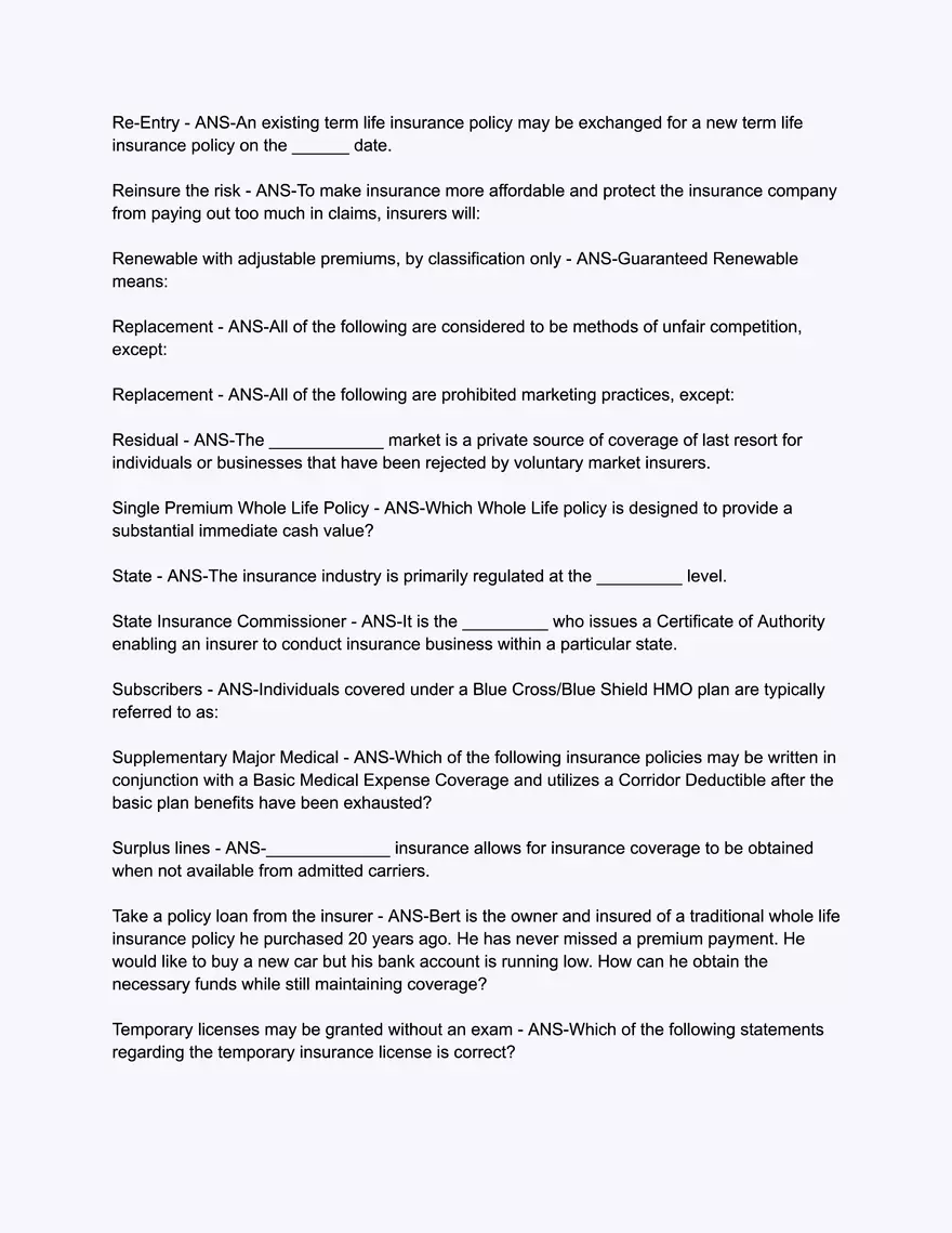 A.D. BANKER Life & Health - Comprehensive Exam - Page 13