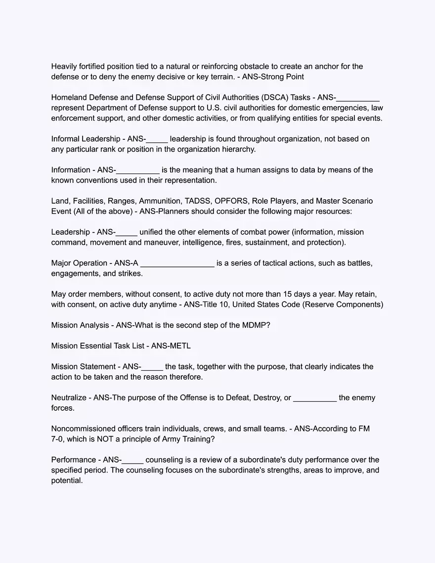 Captains Career Course - Common Core Final Exam - Page 7