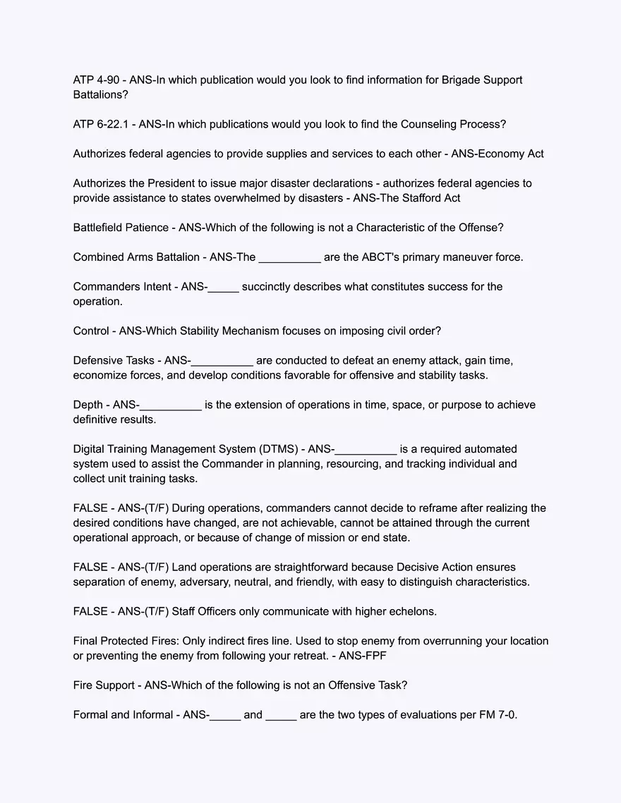 Captains Career Course - Common Core Final Exam - Page 6