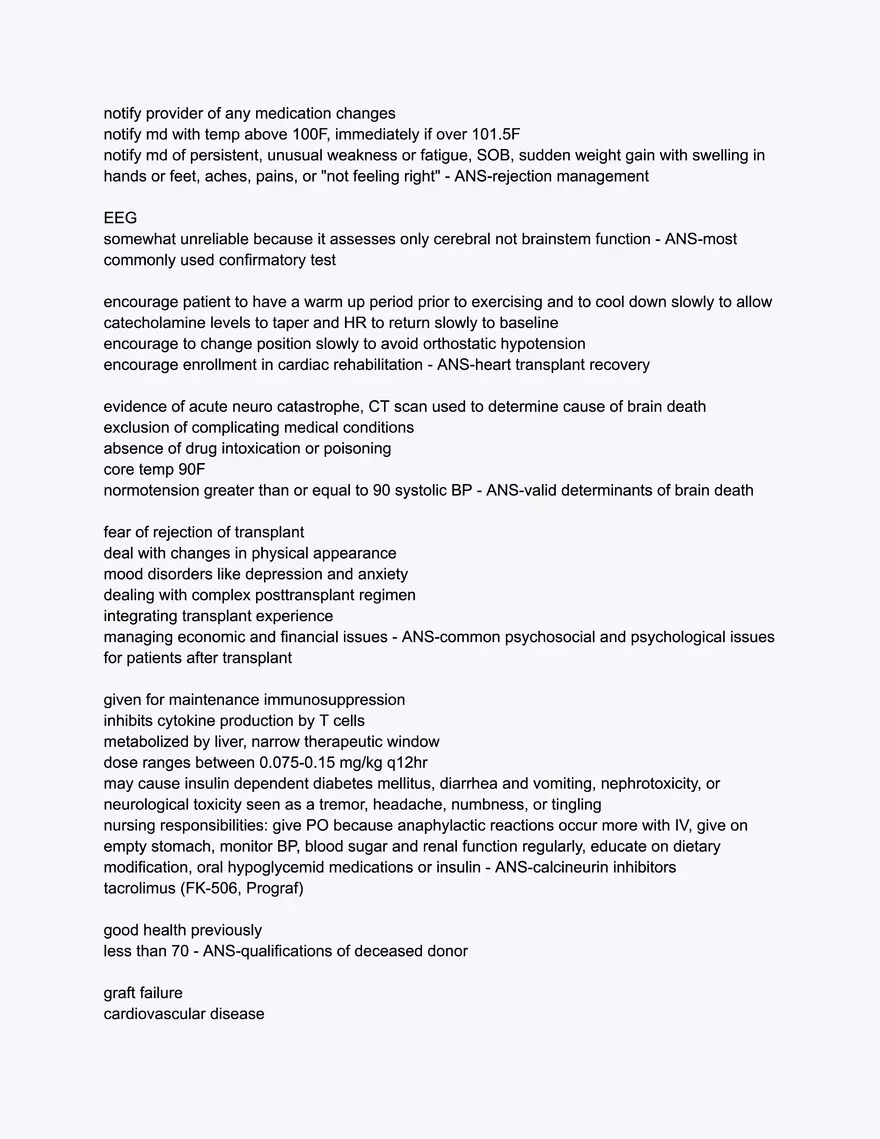 Care of the Organ Donor and Transplant Recipient - Page 7