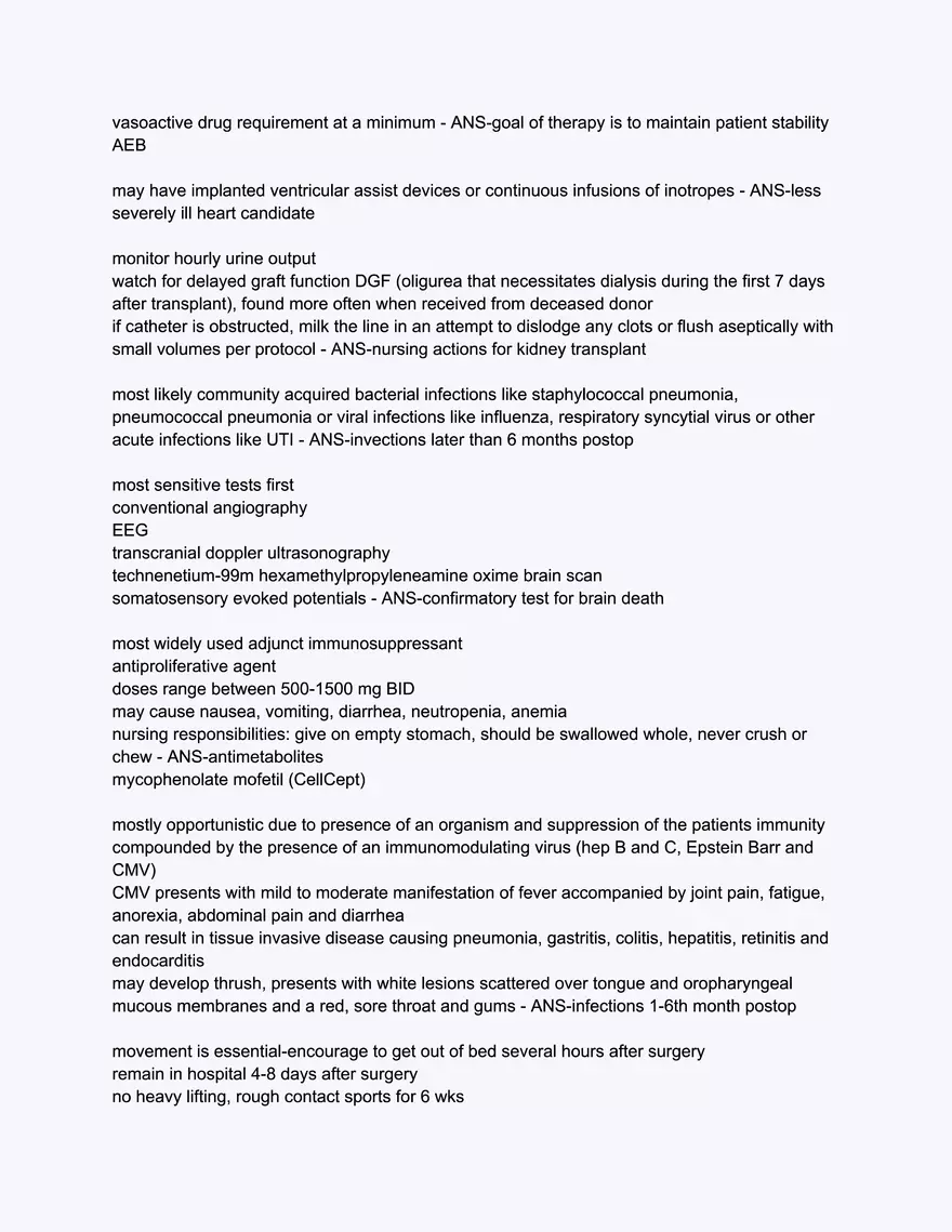 Care of the Organ Donor and Transplant Recipient - Page 10