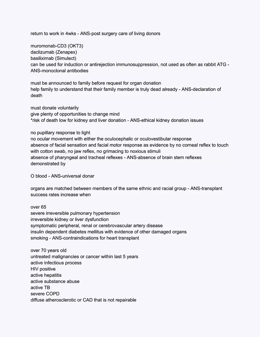 Care of the Organ Donor and Transplant Recipient - Page 11