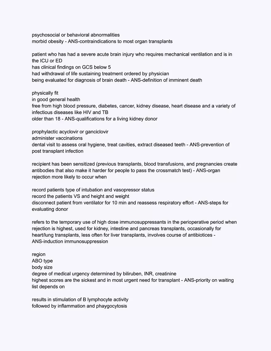 Care of the Organ Donor and Transplant Recipient - Page 12