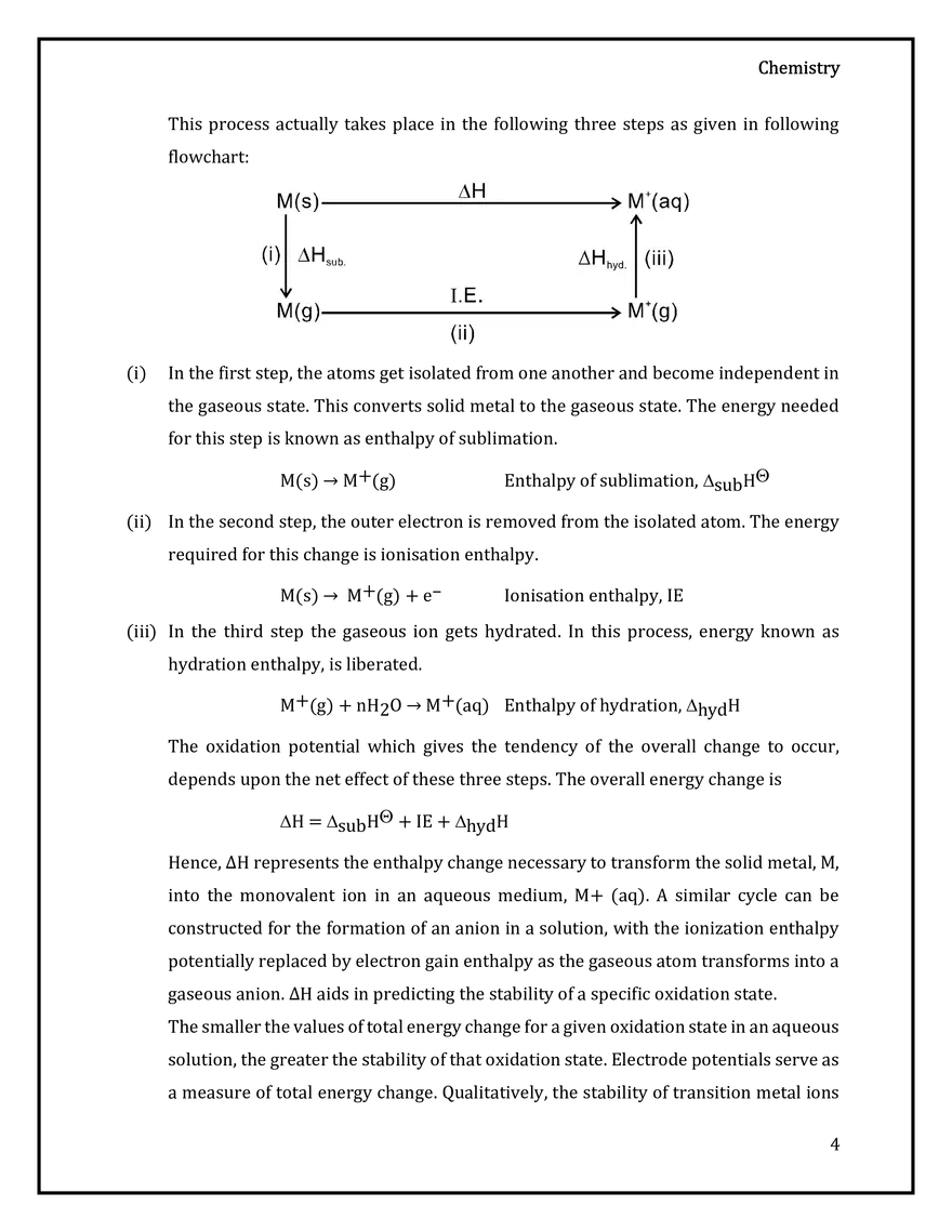 General Properties of the Transition Elements (d-Block) - Page 10