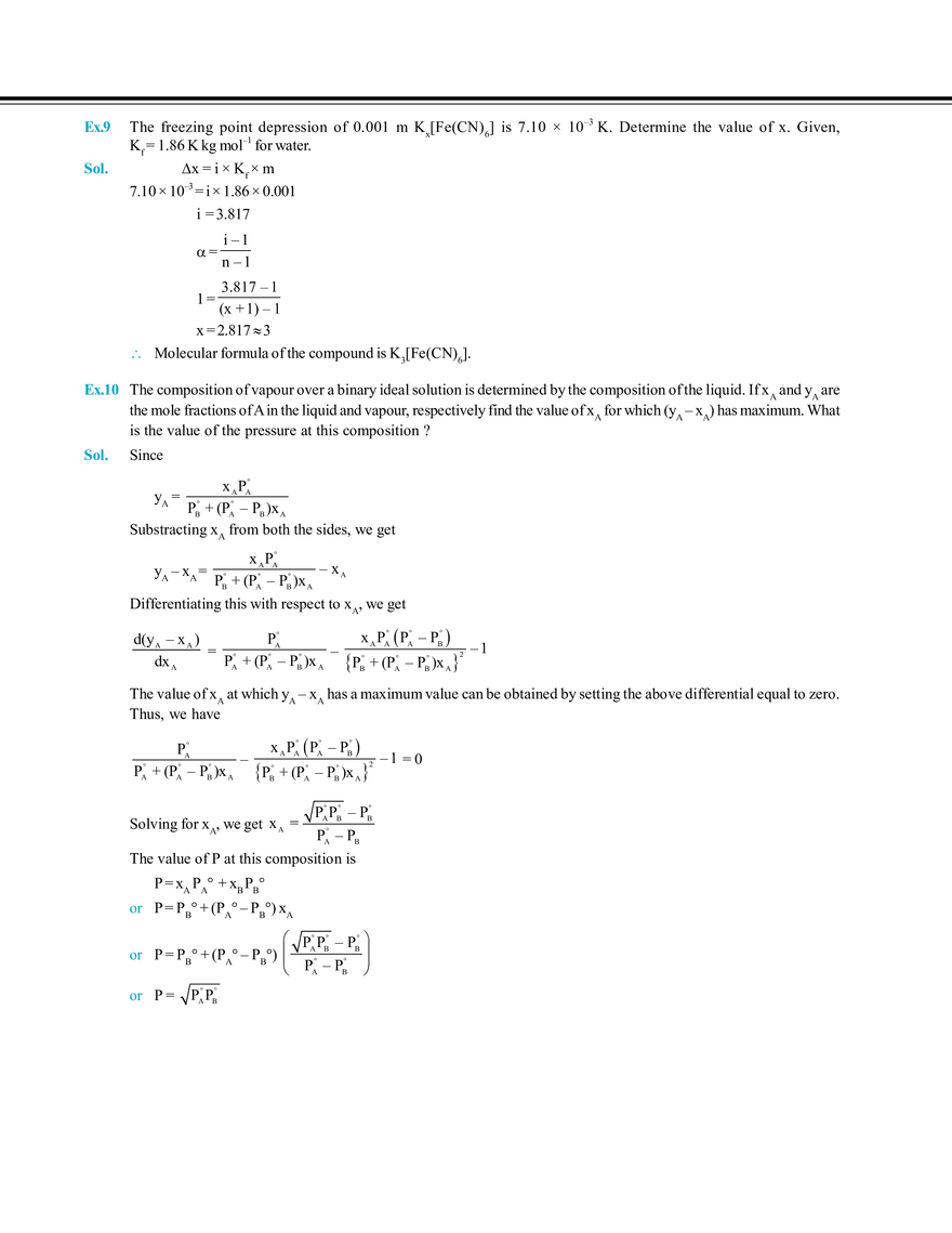 Solution and Colligative Properties Solved Examples - Page 4