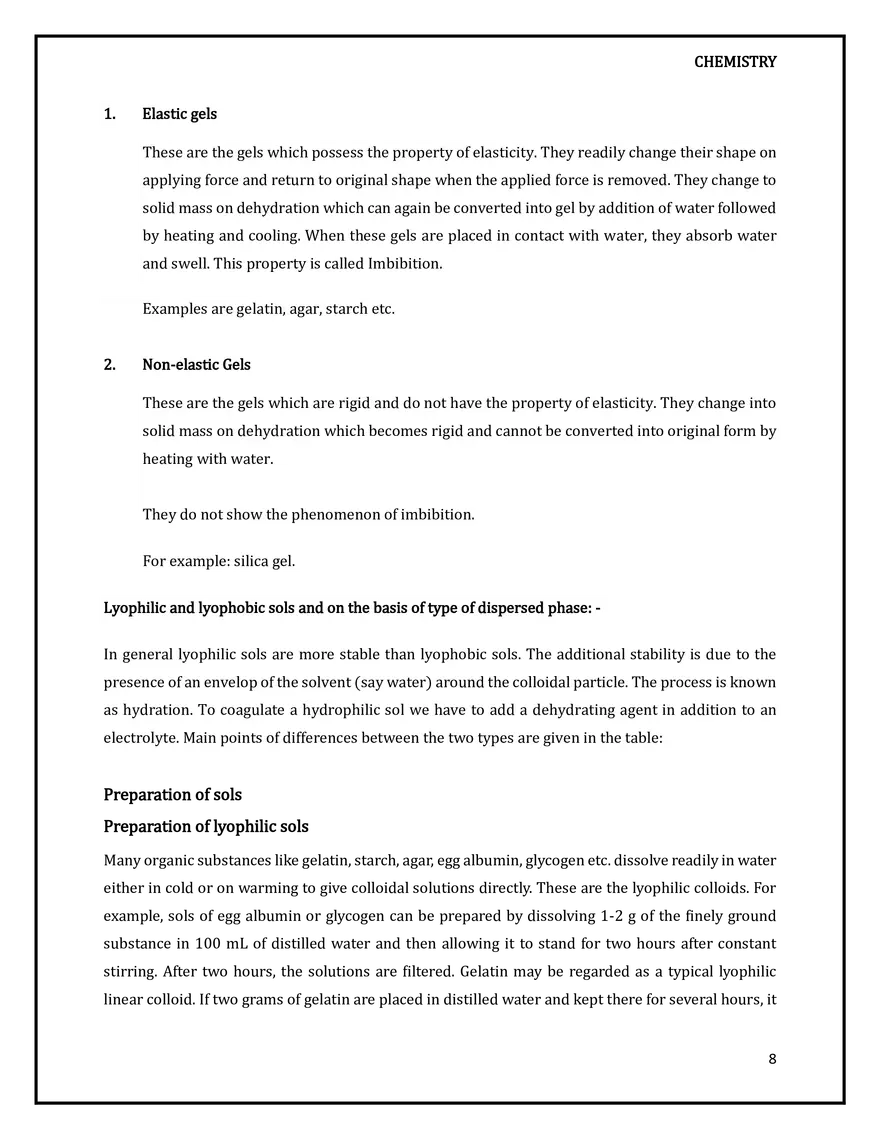 Colloids Solution and Classification of Colloids - Page 16