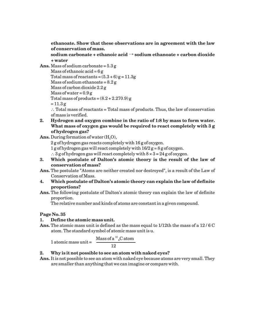 Atoms and Molecules - Page 2