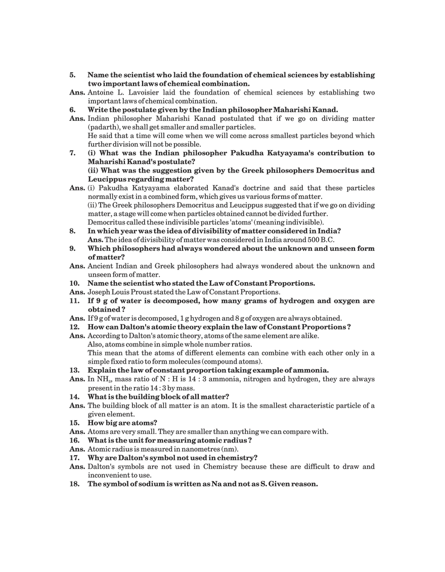Atoms and Molecules - Page 4