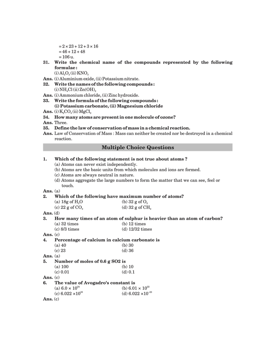 Atoms and Molecules - Page 6