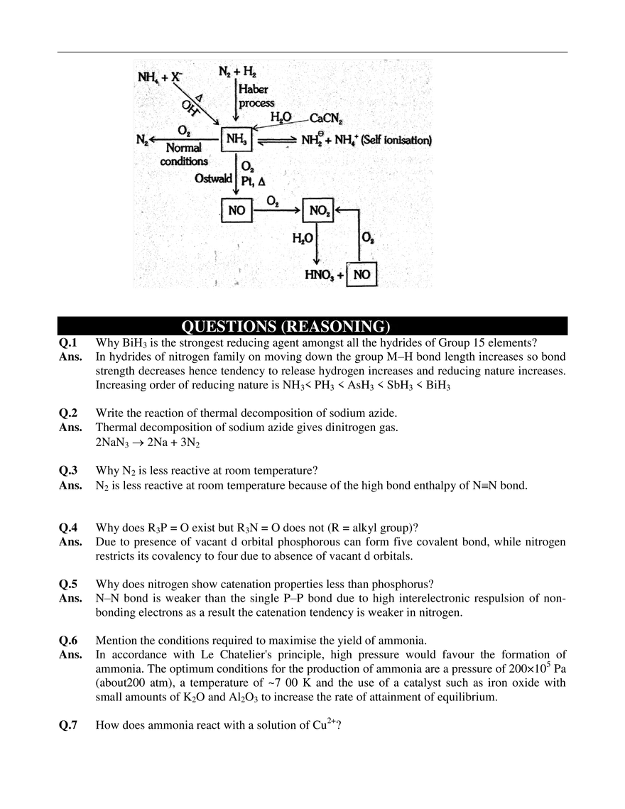 p-Block Elements Exercises - Page 33
