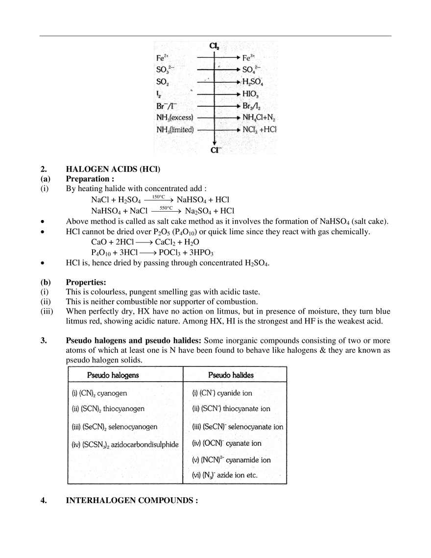 p-Block Elements Exercises - Page 47