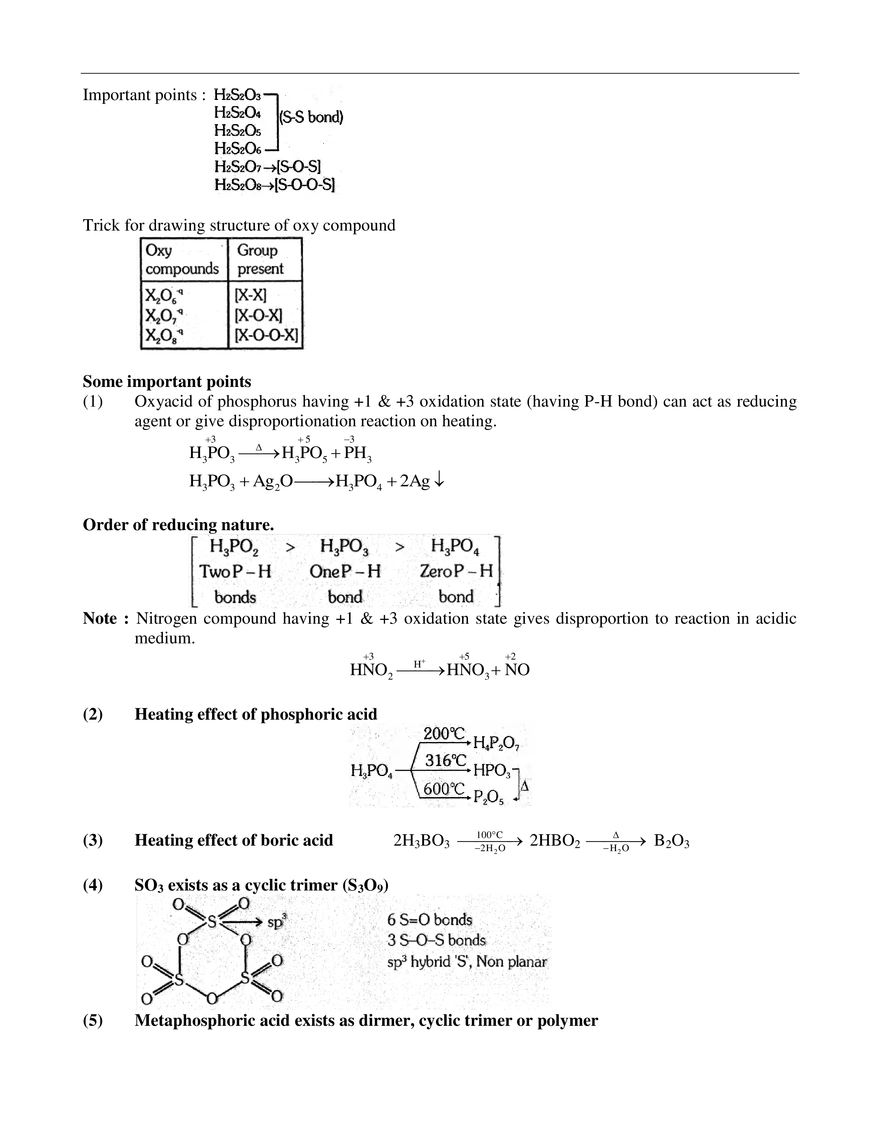p-Block Elements Exercises - Page 55