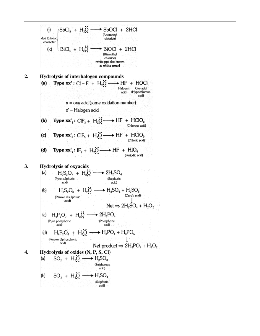 p-Block Elements Exercises - Page 5