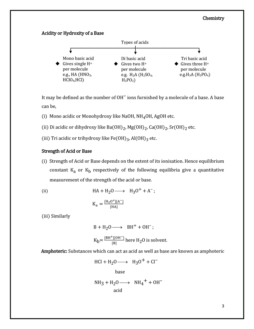 Acids, Bases and Salts - Page 3
