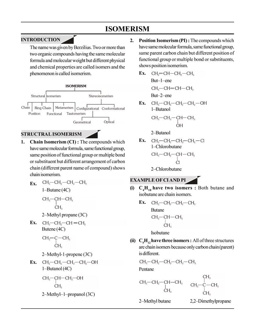Isomerism - Page 1