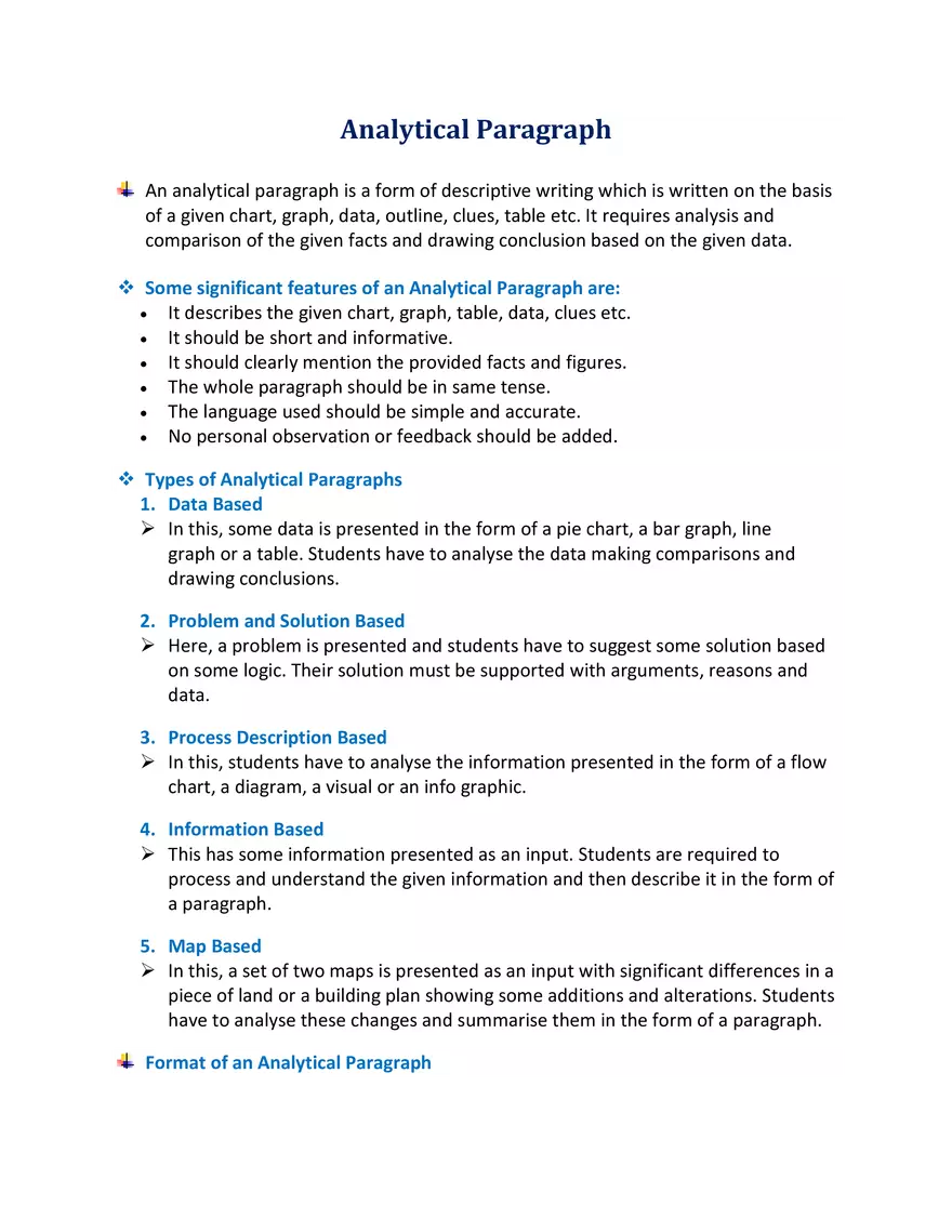 Analytical Paragraph - Page 1