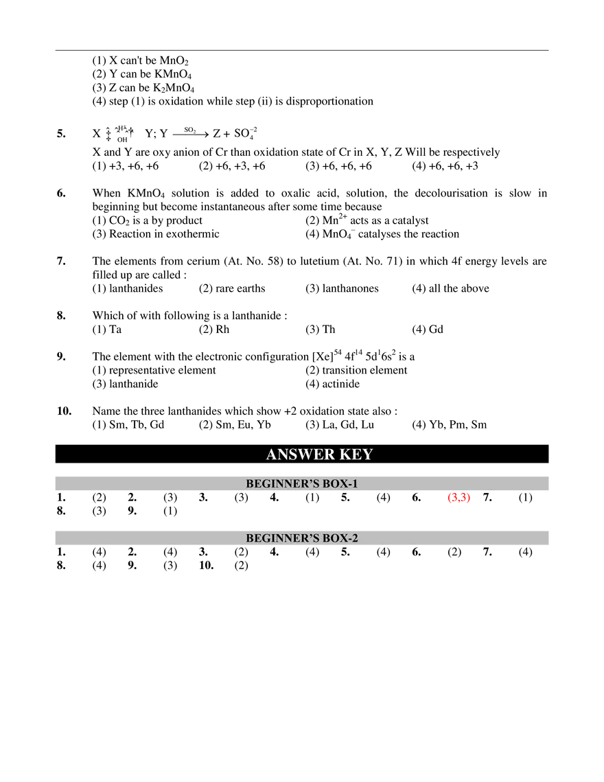 d & f-Block Elements - Page 10