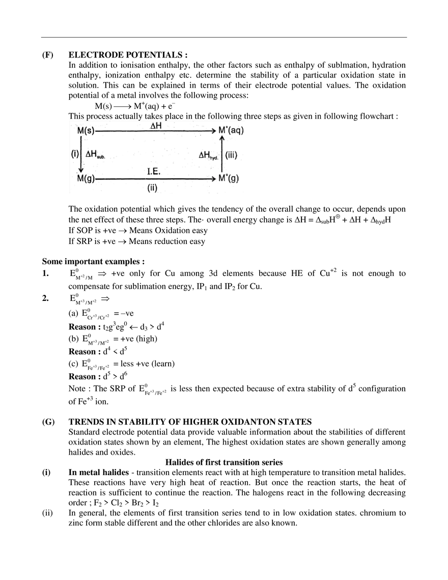 d & f-Block Elements - Page 14