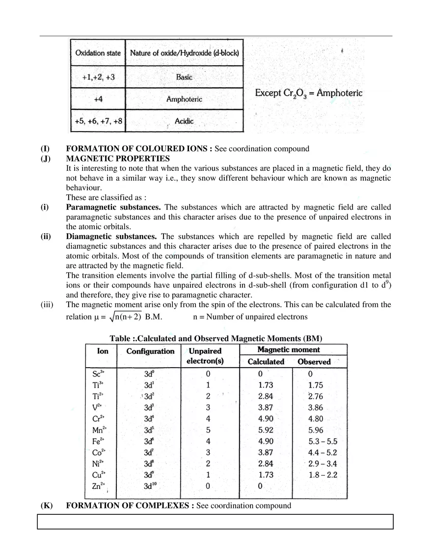 d & f-Block Elements - Page 16