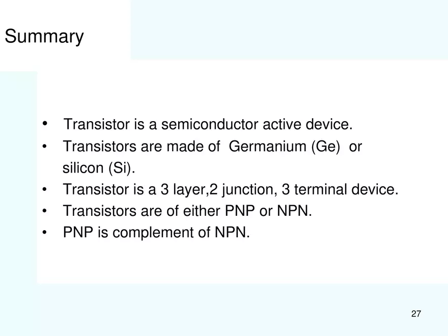 Basics of Transistors - Page 20