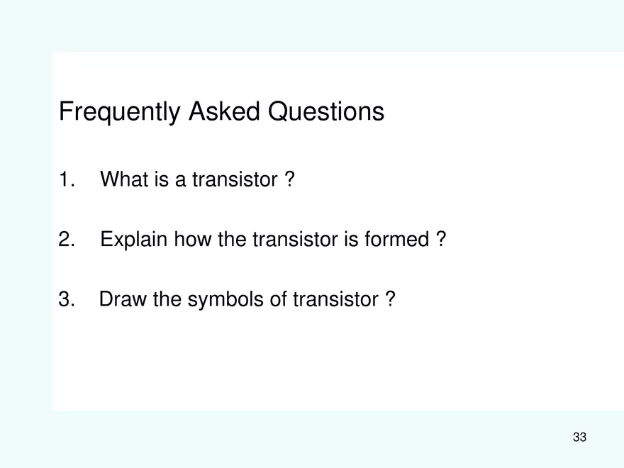 Basics of Transistors - Page 27