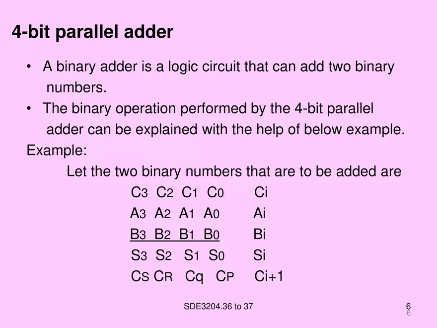 Arithmetic and Combinational Logic Circuits - Page 18