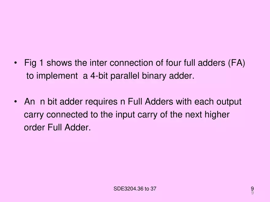 Arithmetic and Combinational Logic Circuits - Page 21