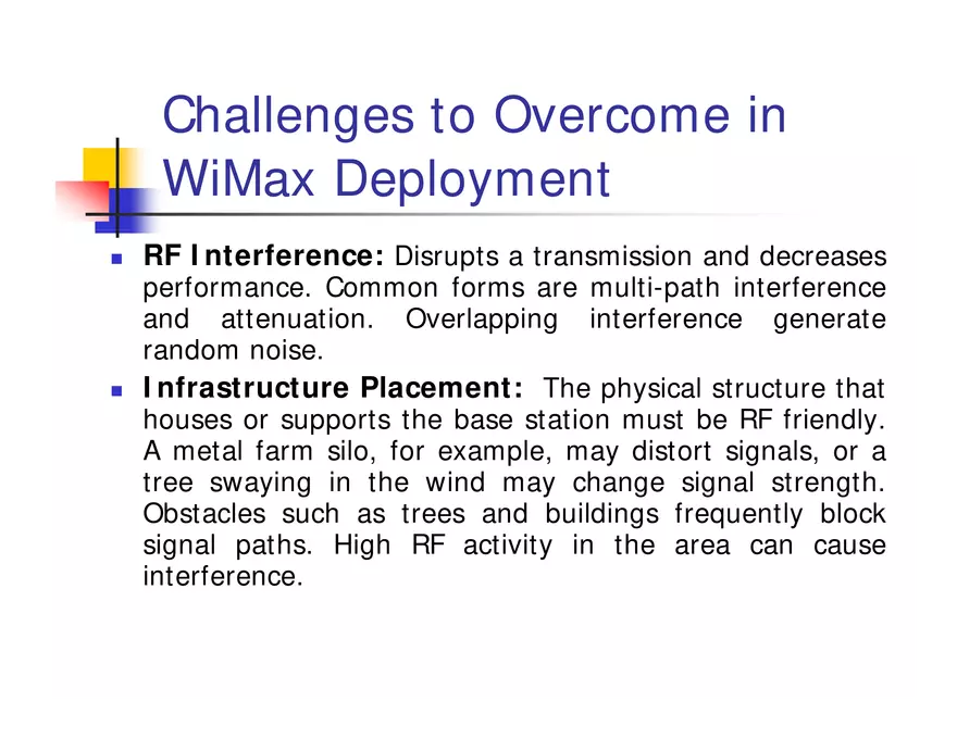 What is WiMax - Page 11
