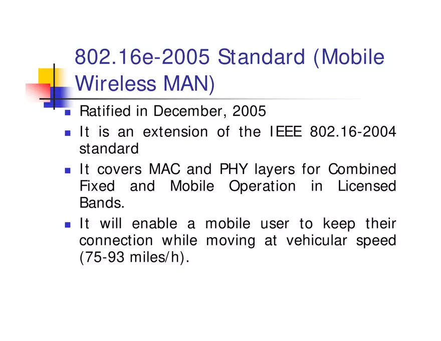 What is WiMax - Page 21