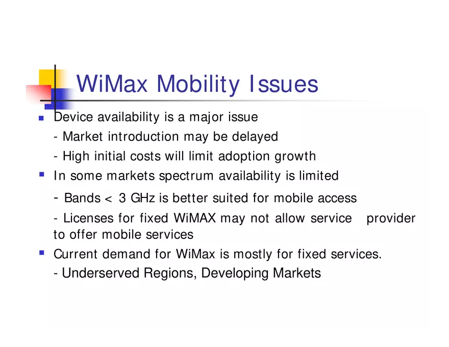 What is WiMax - Page 22