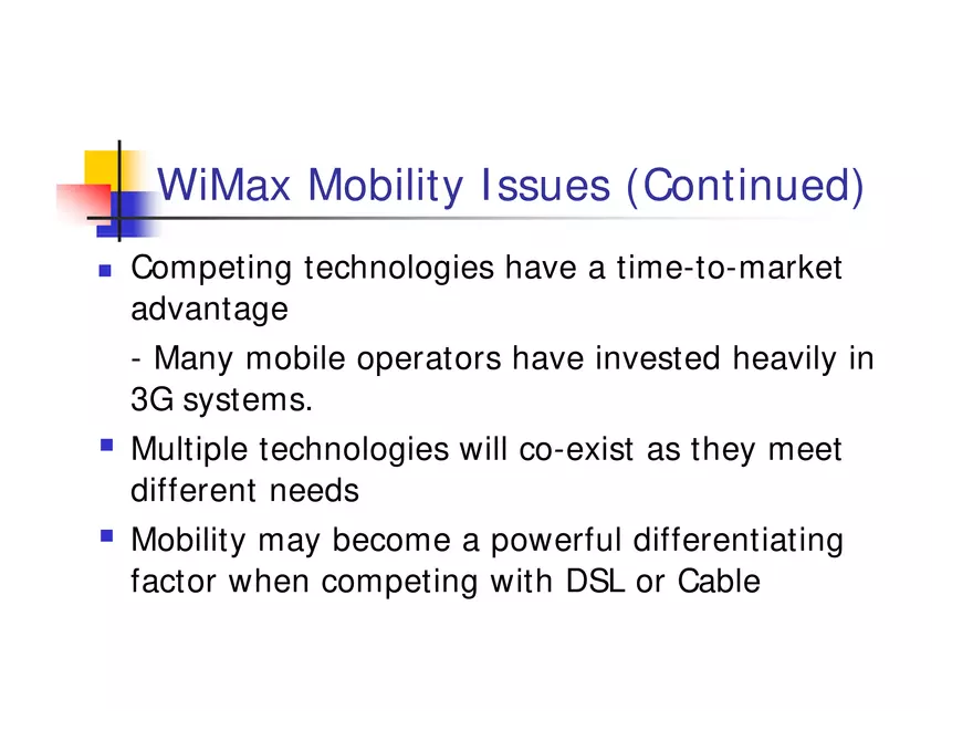 What is WiMax - Page 25