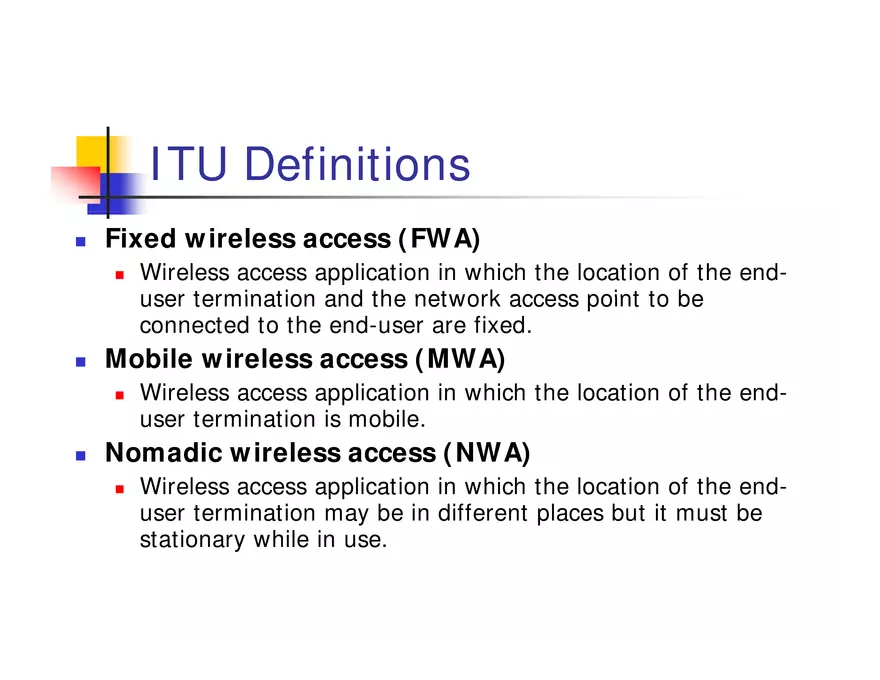 What is WiMax - Page 27