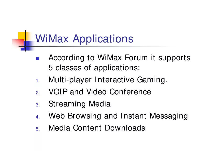 What is WiMax - Page 29