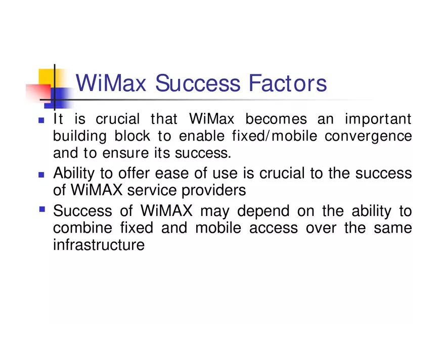 What is WiMax - Page 34