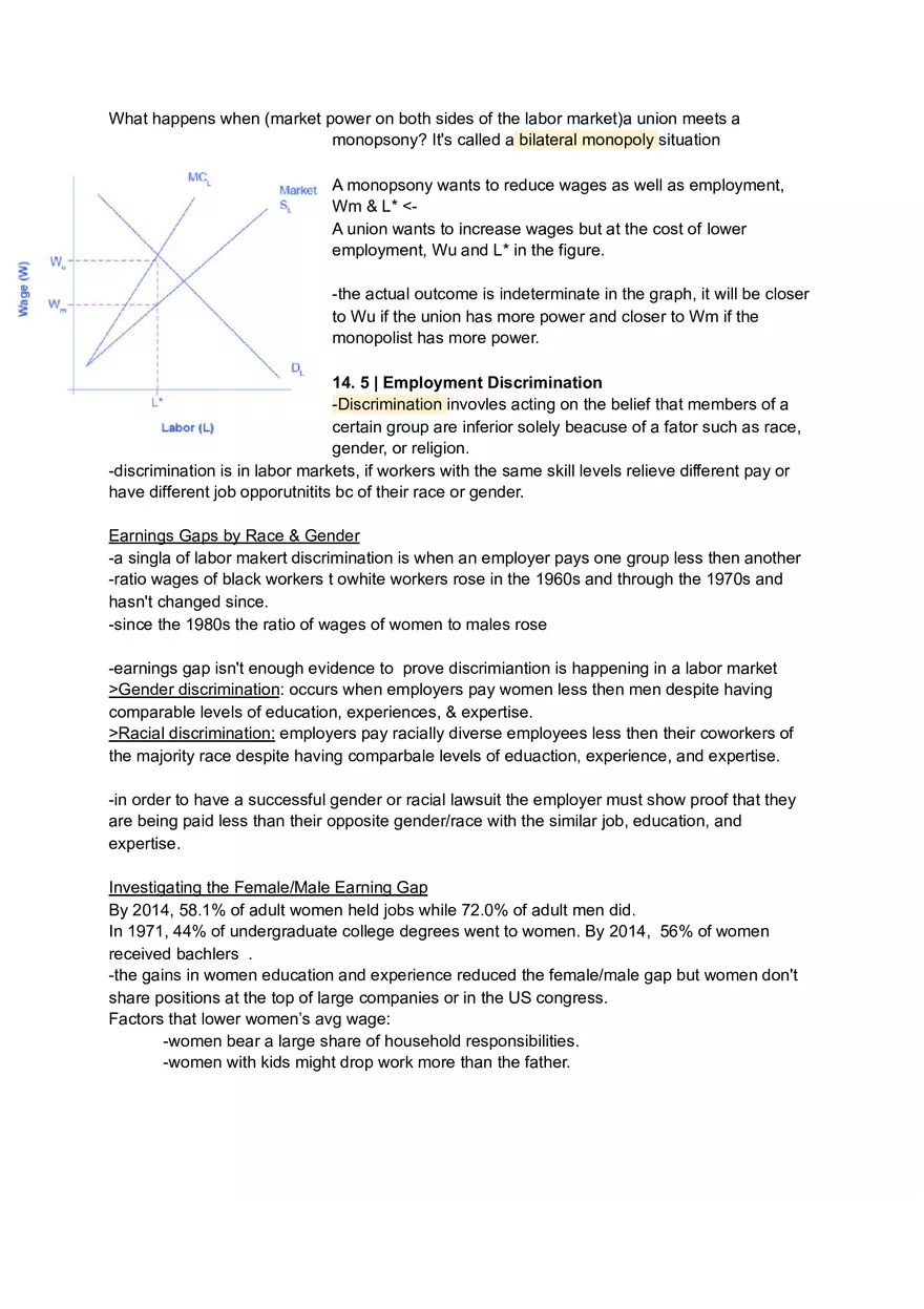 Chapter 14 Labor Markets & Income - Page 7
