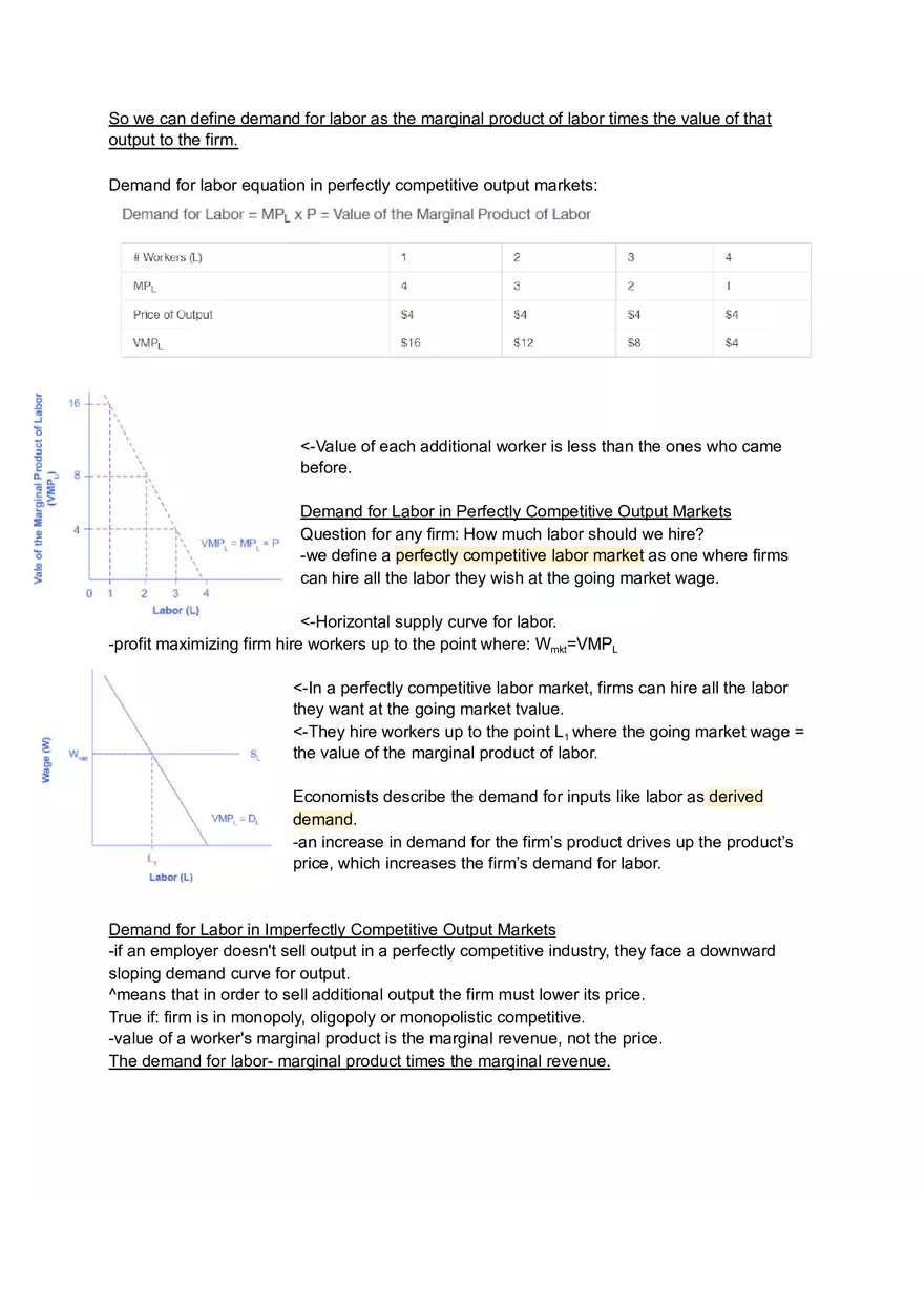 Chapter 14 Labor Markets & Income - Page 2