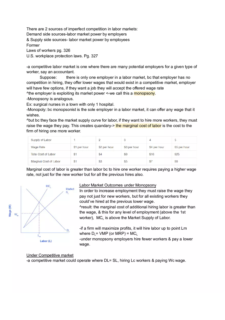 Chapter 14 Labor Markets & Income - Page 4