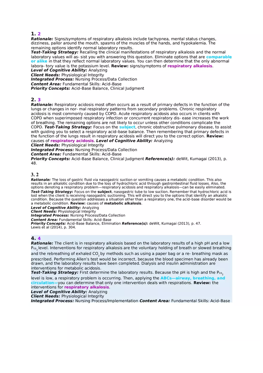 Health Assessment NCLEX Questions I - Page 4