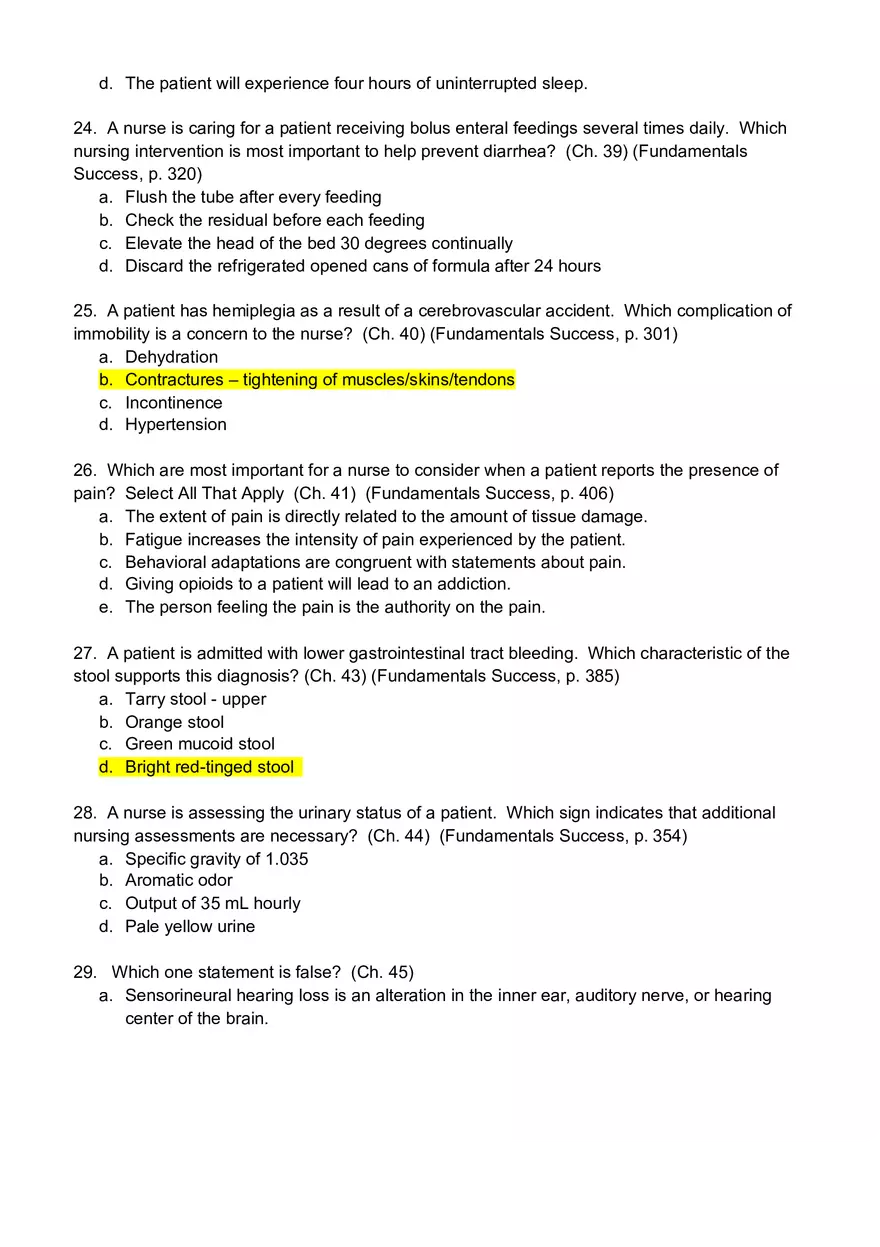 ATI Questions - Page 6